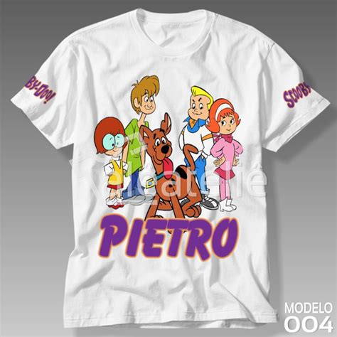 Camiseta Scooby Doo Personalizada Fred Velma Daphne Salsicha