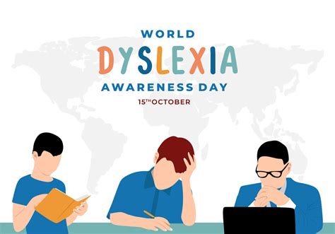 World Dyslexia Awareness Day Background Celebrated On October