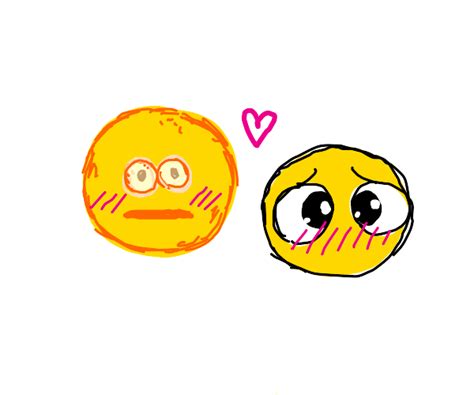 Cursed Emoji Couple Drawception