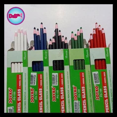 Jual Pensil Kaca Pencil Glass Joyko Pg 100 Satuan Shopee Indonesia