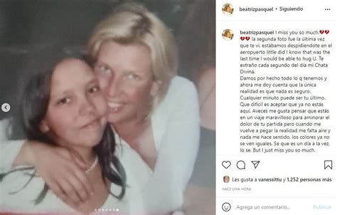 Beatriz Pasquel Comparte Foto De La Ltima Vez Que Vio A Natasha