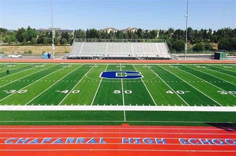 Chaparral High School - Brock USA - shock pads for artificial turf