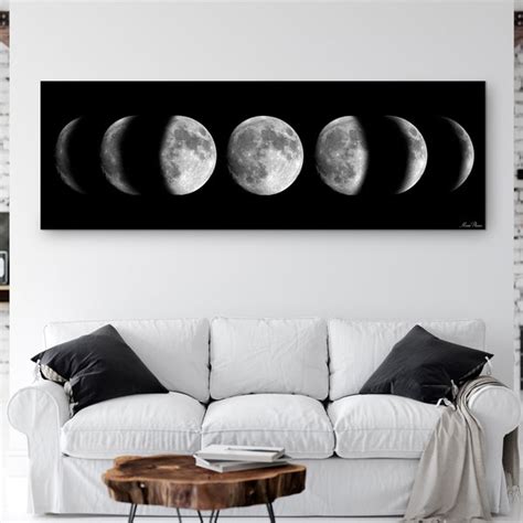 Moon Phases Wall Art - Etsy