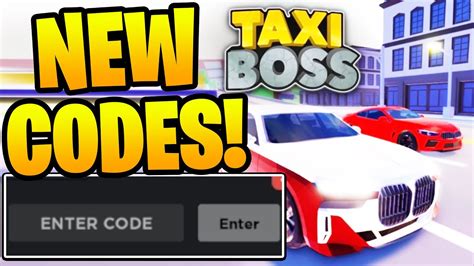 NEW ALL WORKING CODES FOR Taxi Boss IN SEPTEMBER 2023 ROBLOX Taxi