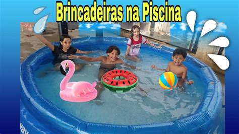 Brincadeiras Na Piscina Parte Youtube