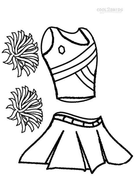 Cheer Megaphone Coloring Pages