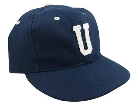 1945 Utica Blue Sox Fitted Baseball Cap By Ebbets Field Fitted