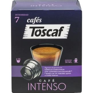 Café Intenso intensidad 7 estuche 16 cápsulas compatibles con cafeteras