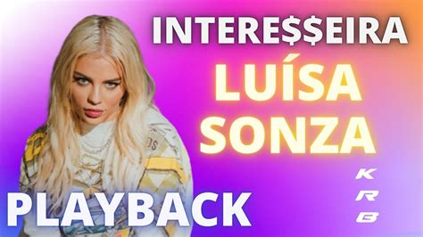 Intere Eira LuÍsa Sonza Karaoke Playback Instrumental Youtube