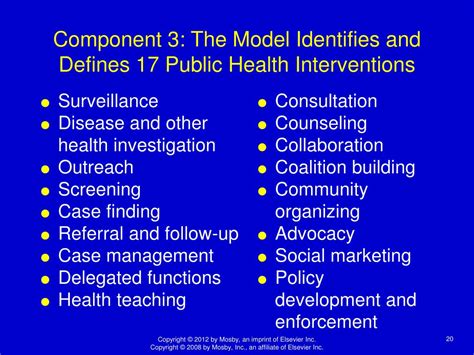 Ppt Chapter 09 Population Based Public Health Nursing Practice The Intervention Wheel