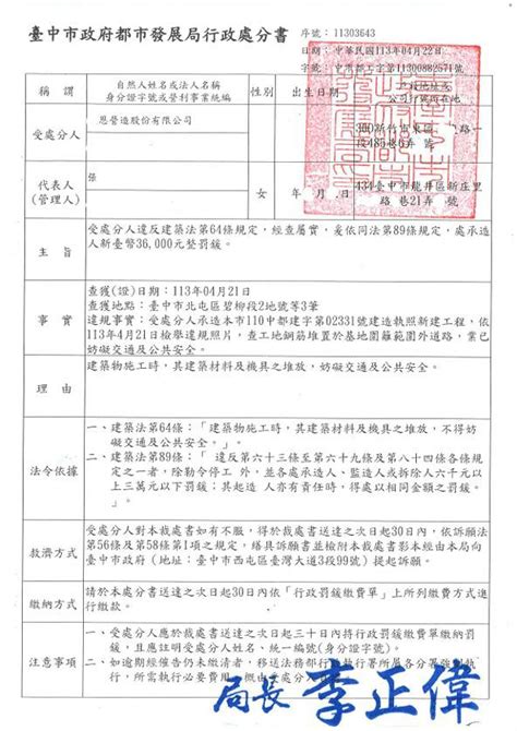 中市都發局職安署聯合稽查重罰 建案未依規申請交維和工地吊掛 蕃新聞