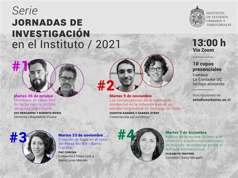 Serie 2021 Jornadas de investigación en el Instituto Instituto de