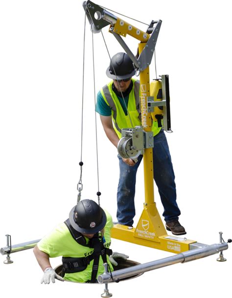 Portable Davit Complete System Includes Galv 50 3 Way Rescue SRL