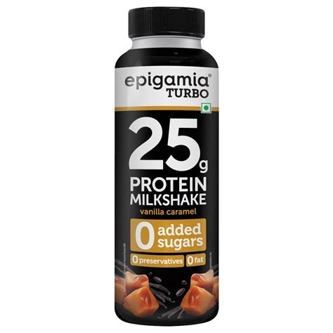 Epigamia Vanilla Caramel Turbo G Protein Milkshake Ml Each