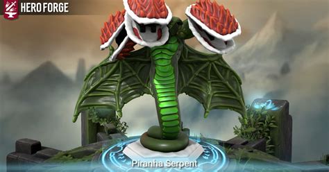 Piranha Serpent Made With Hero Forge