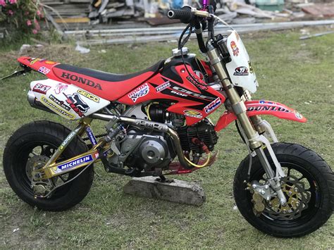 Crf50 Motard Pit Bike Ideas Pit Bike Custom Inspiration Follow