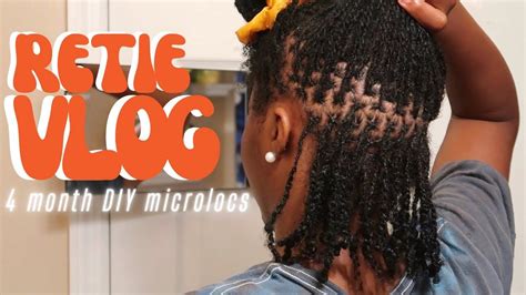 Retightening Diy Microlocs How To Interlock Locs Point Rotation