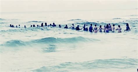 Eighty Strangers Create a Human Chain to Save a Family From a Riptide ...