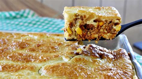 Torta De Carne Mo Da De Liquidificador F Cil E R Pida Menino Prendado