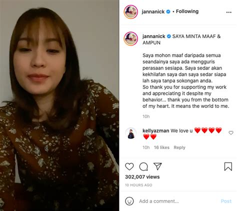 Janna Nick Menangis Terharu Mohon Maaf Kepada Netizen Murai My