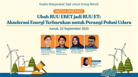 Ubah Ruu Ebet Jadi Ruu Et Akselerasi Energi Terbarukan Untuk Perangi