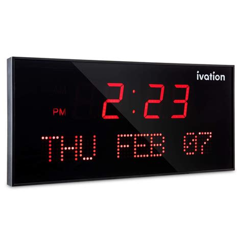 Large Digital Wall Clock - Ideas on Foter