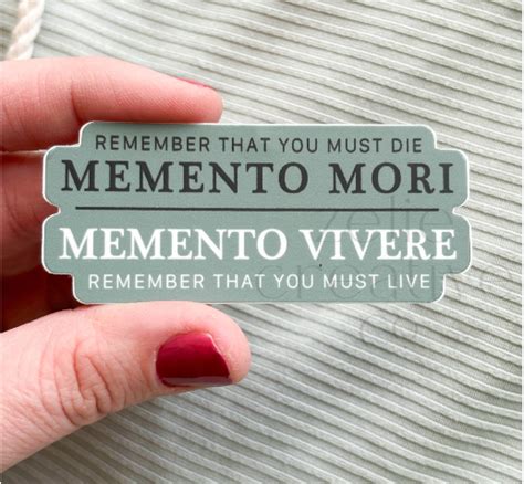 Memento Vivere Memento Mori Meaning