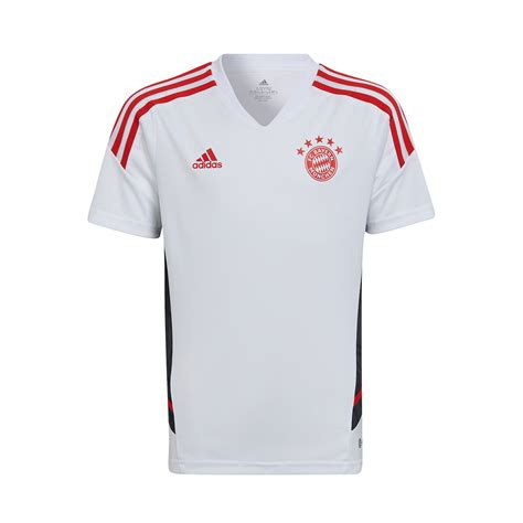 Maillot Adidas Fc Bayern De Múnich Training 2022 2023 Niño Blanc