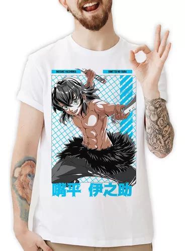 Camiseta Demon Slayer Inosuke Hashibira Grade Animes Parcelamento Sem