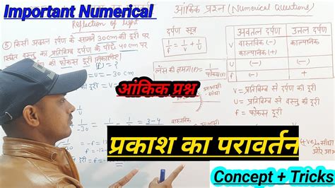 Class Th Physics Chapter Numerical In Hindi