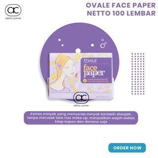 Jual Ovale Face Paper Netto Lembar Shopee Indonesia