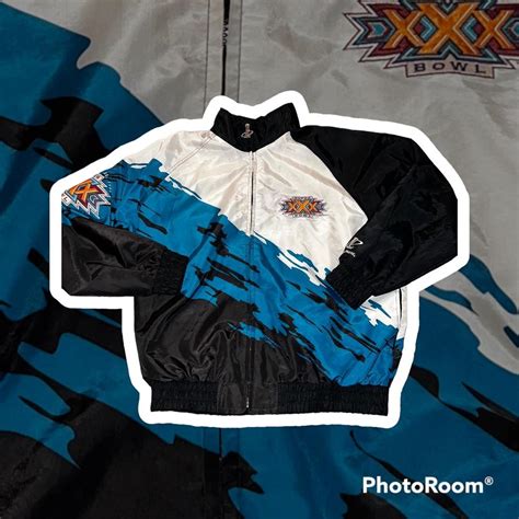 1996 Super Bowl 30 XXX splash jacket size XL... - Depop