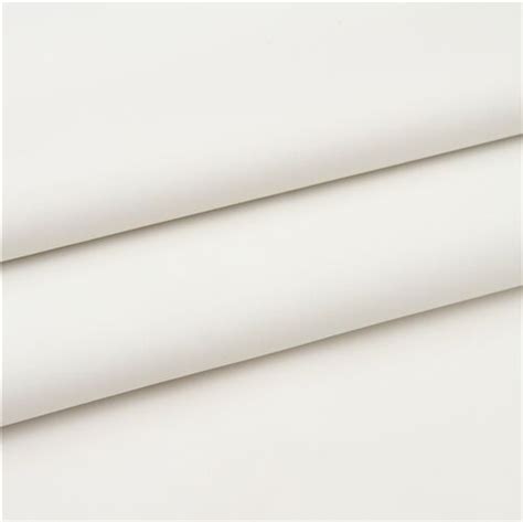 White Vinyl Faux Leather Fabric By Stof France Ekokuir Modes4u