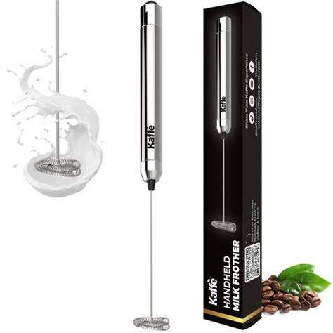 Kaffe Handheld Milk Frother - Stainless Steel - Battery Operated : Target