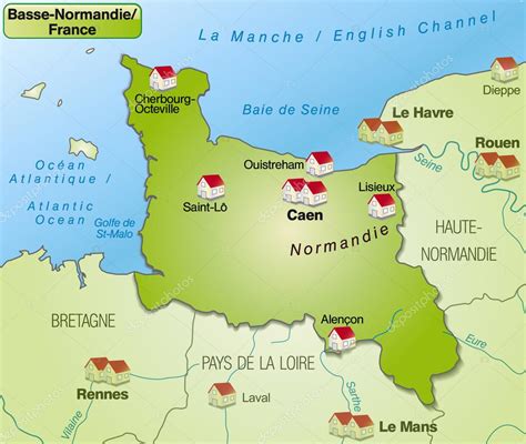 Onde Ficava A Normandia - Normandia Mapa | Mapa