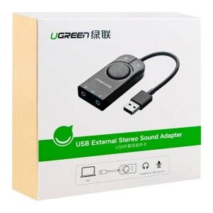 Buy Ugreen Usb External Stereo Sound Adapter Black