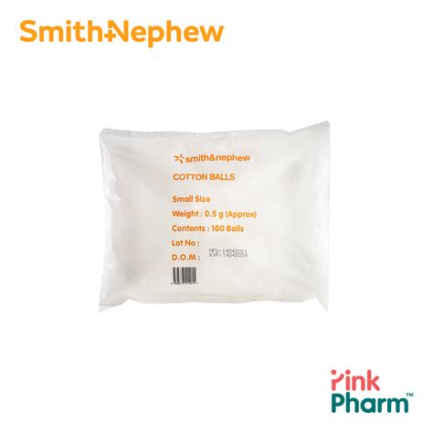 Smithnephew Cotton Wool Balls Non Sterile Pack Of 100s — Pinkpharm