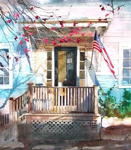 David Morris | WATERCOLOR | Porch at Marblehead | Learn watercolor ...