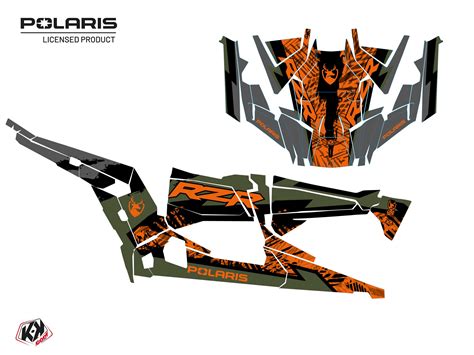 Kit D Co Ssv Chaser Polaris Rzr Xp Portes Orange Kutvek