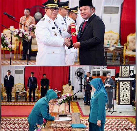 Dr H Ahmad Rizali M A Resmi Jabat Pj Bupati Muara Enim