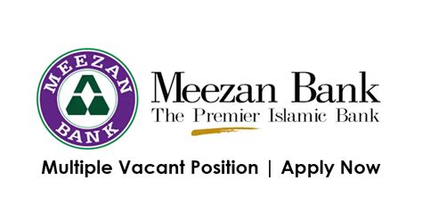 Meezan Bank Limited Branch Services Officer Cashier Batch No 19