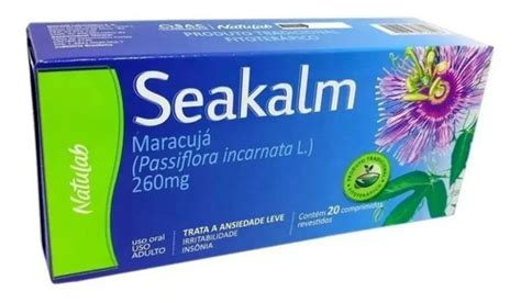 Seakalm 260mg C 20 Contra Ansiedade Mercadolivre