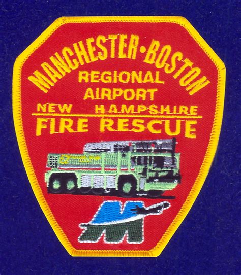 Manchester Boston Regional Airport Patch | New England Aviation History