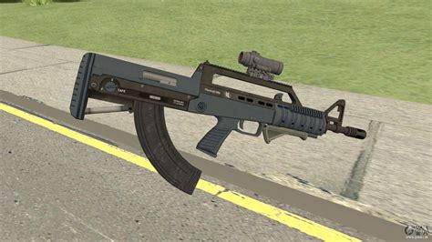 Bullpup Rifle Two Upgrades V6 Old Gen Gta V Pour Gta San Andreas