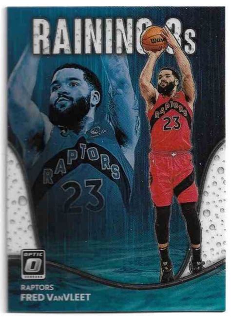 INSERTNÍ KARTY NBA Raining 3s FRED VANVLEET 22 23 Panini Donruss