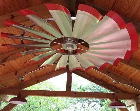 72 Inch Rustic Windmill Ceiling Fan | Review Home Co