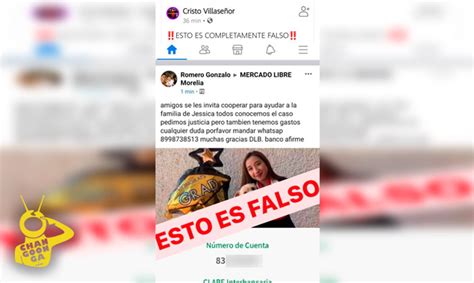 FALSO Familia De Jessica No Pide Apoyo Económico En Redes Sociales