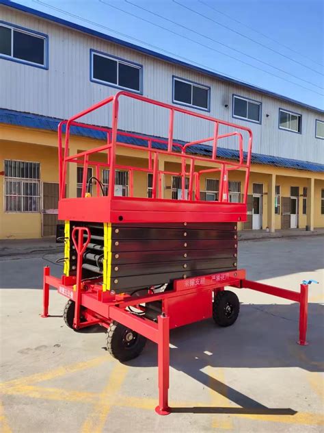 Inquiry About M Movable Scissor Lift Table Hydraulic Four Wheels