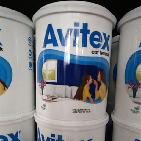 Jual Cat Tembok Avitex 1 Kg SW Super White Shopee Indonesia