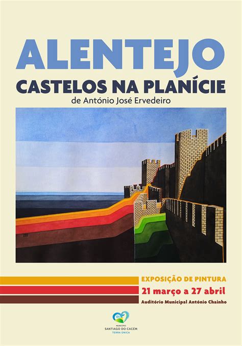 exposicao de pintura alentejo castelos na planicie de antonio jose